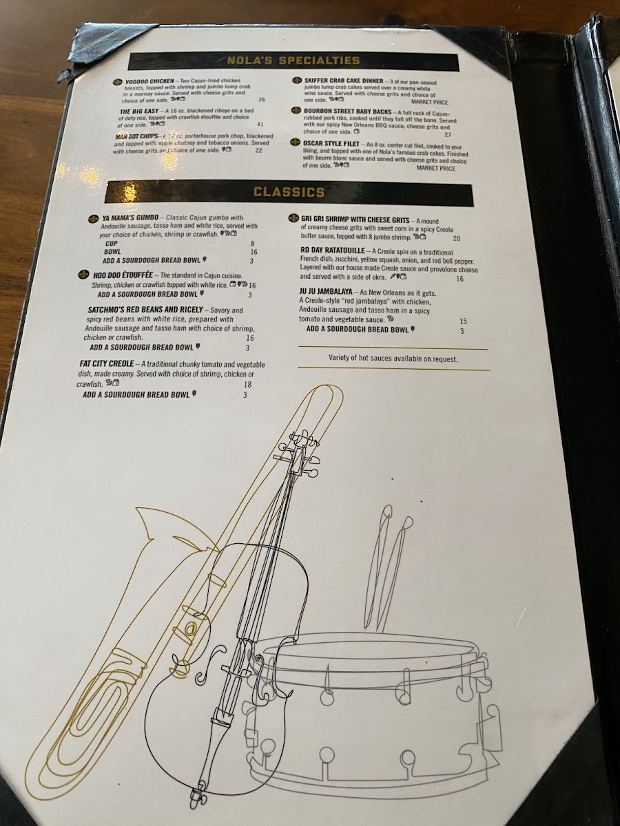 Nola's ...Creole & Cocktails Menu - Image 2