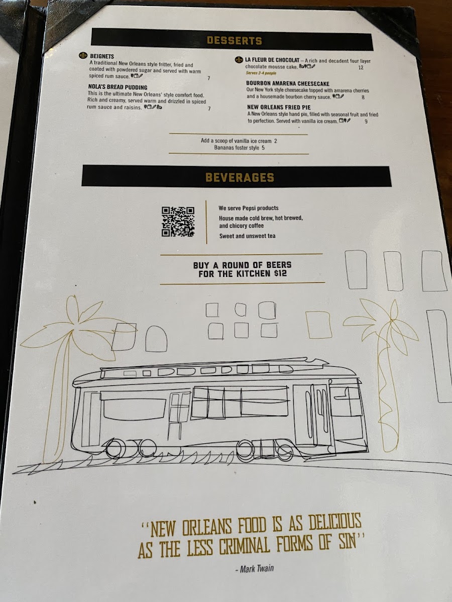 Nola's ...Creole & Cocktails Menu - Image 5